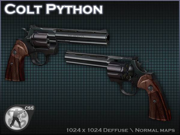 Оружие Python 357 модель дигла