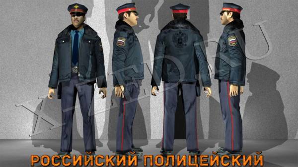 Скин GIGN - Российский полицейский для css